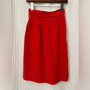 High Waist Vintage Christian Dior 100% silk skirt size 4